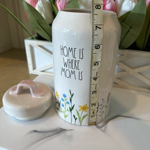 🌷Rae Dunn HOME IS WHERE MOM IS Canister - Picture 3 of 5